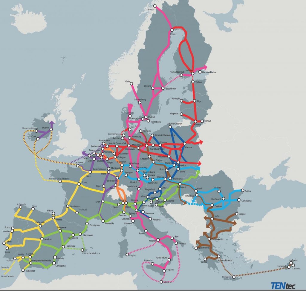 EU-ten-t-map